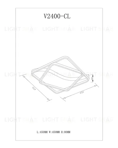 Люстра подвесная Moderli V8050-4P Shade УТ000034661