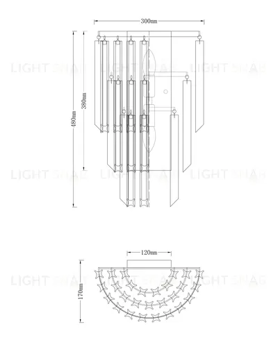 Бра Moderli V7051-2W Ivo УТ000034635