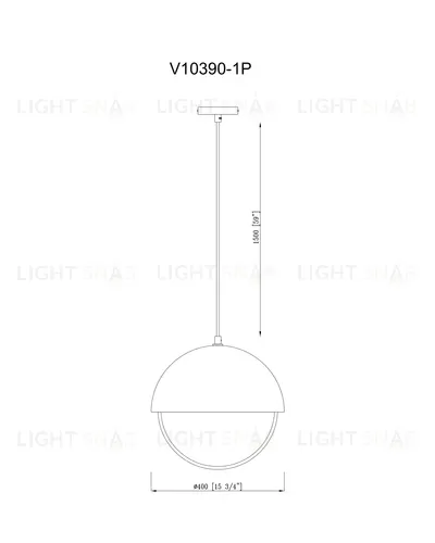 Светильник подвесной Moderli V10390-1P Lond УТ000034943