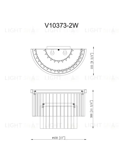 Светильник настенный Moderli V10373-2W Avista УТ000034938