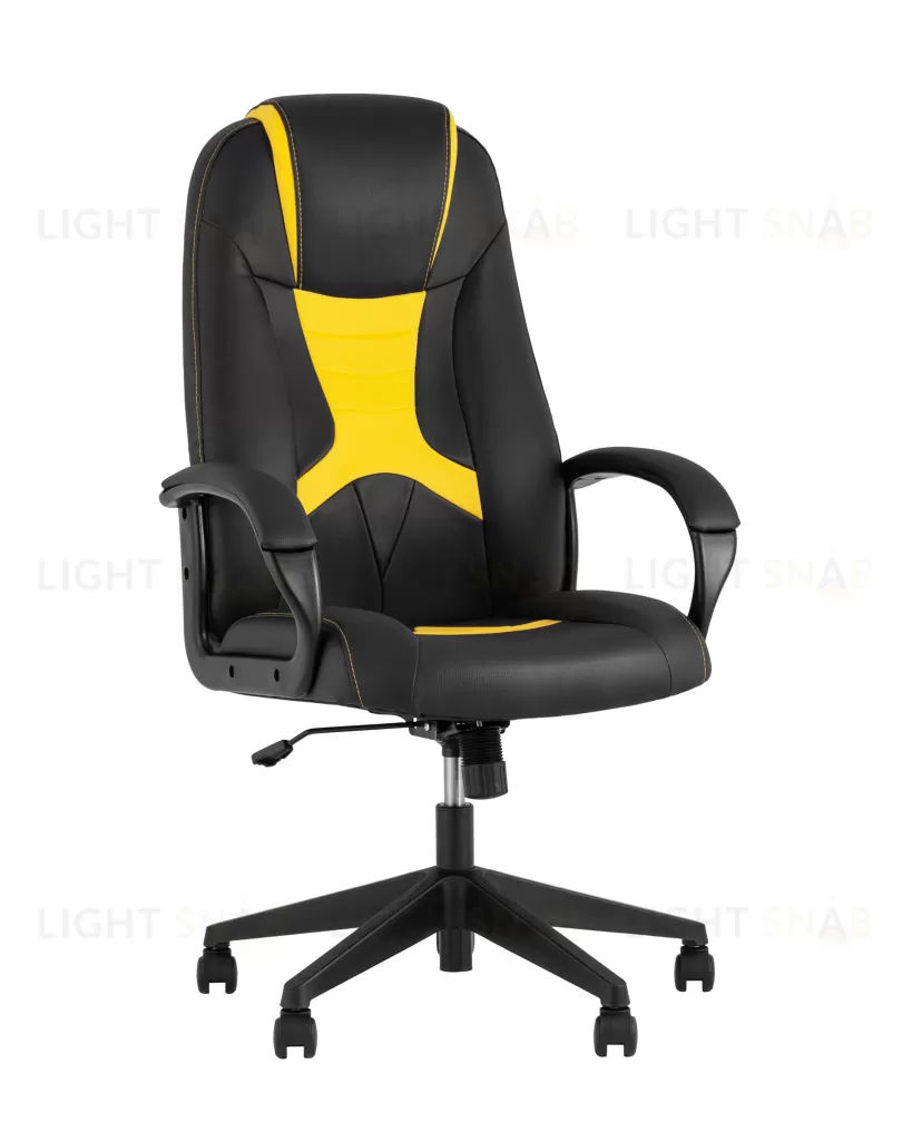 Кресло игровое TopChairs ST-CYBER 8 черный/желтый УТ000035039