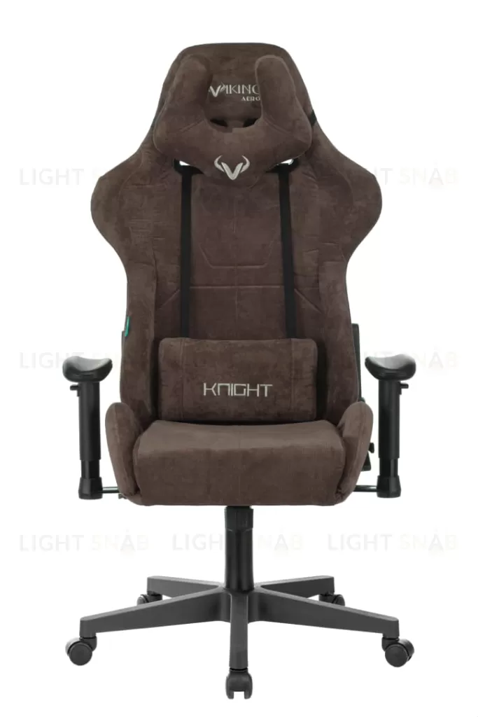 Кресло игровое Бюрократ VIKING KNIGHT LT10 FABRIC коричневый УТ000003153