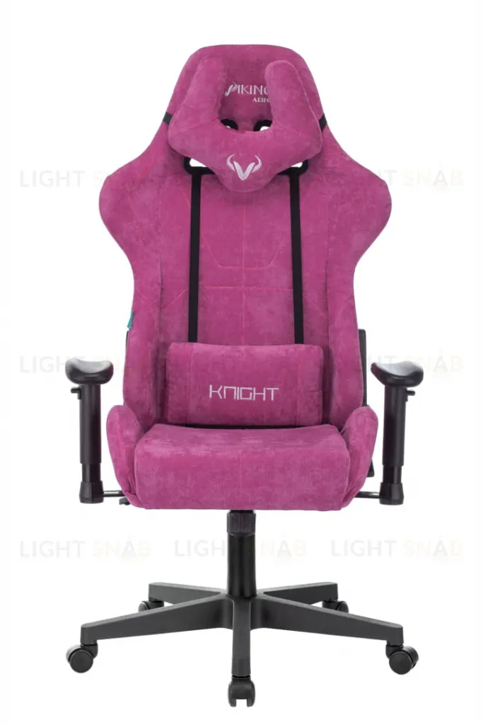 Кресло игровое Бюрократ VIKING KNIGHT LT15 FABRIC малиновый УТ000003343