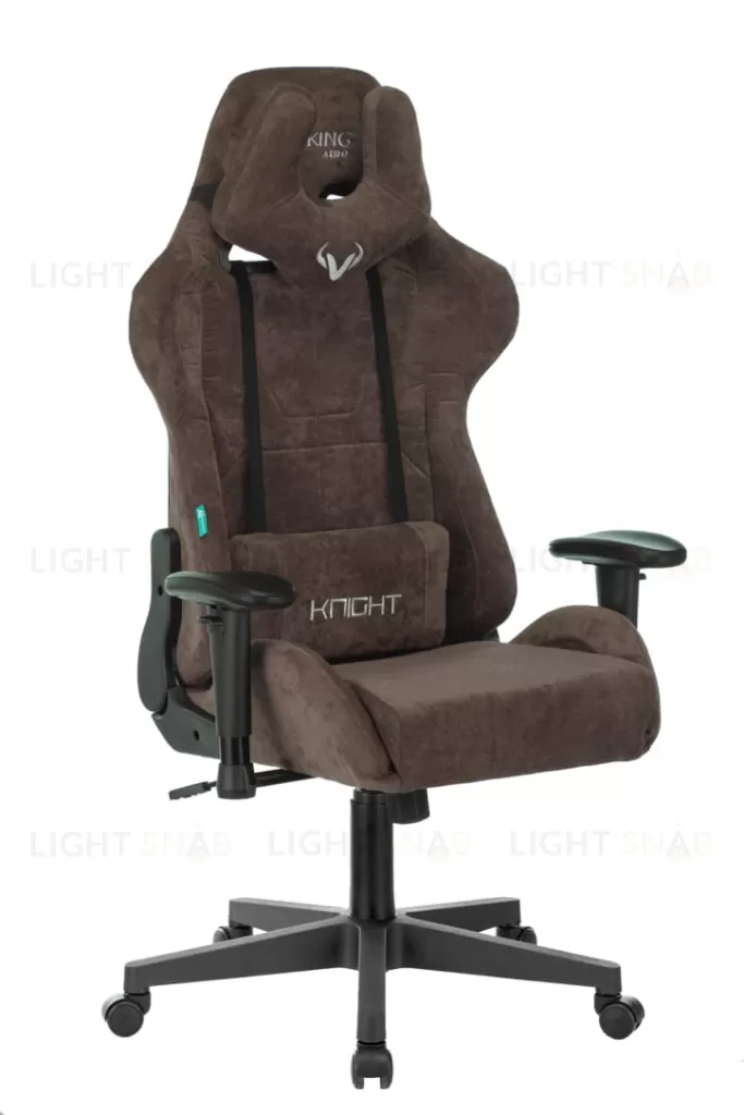 Кресло игровое Бюрократ VIKING KNIGHT LT10 FABRIC коричневый УТ000003153