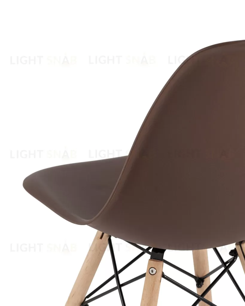 Стул Eames Style DSW коричневый УТ000002356