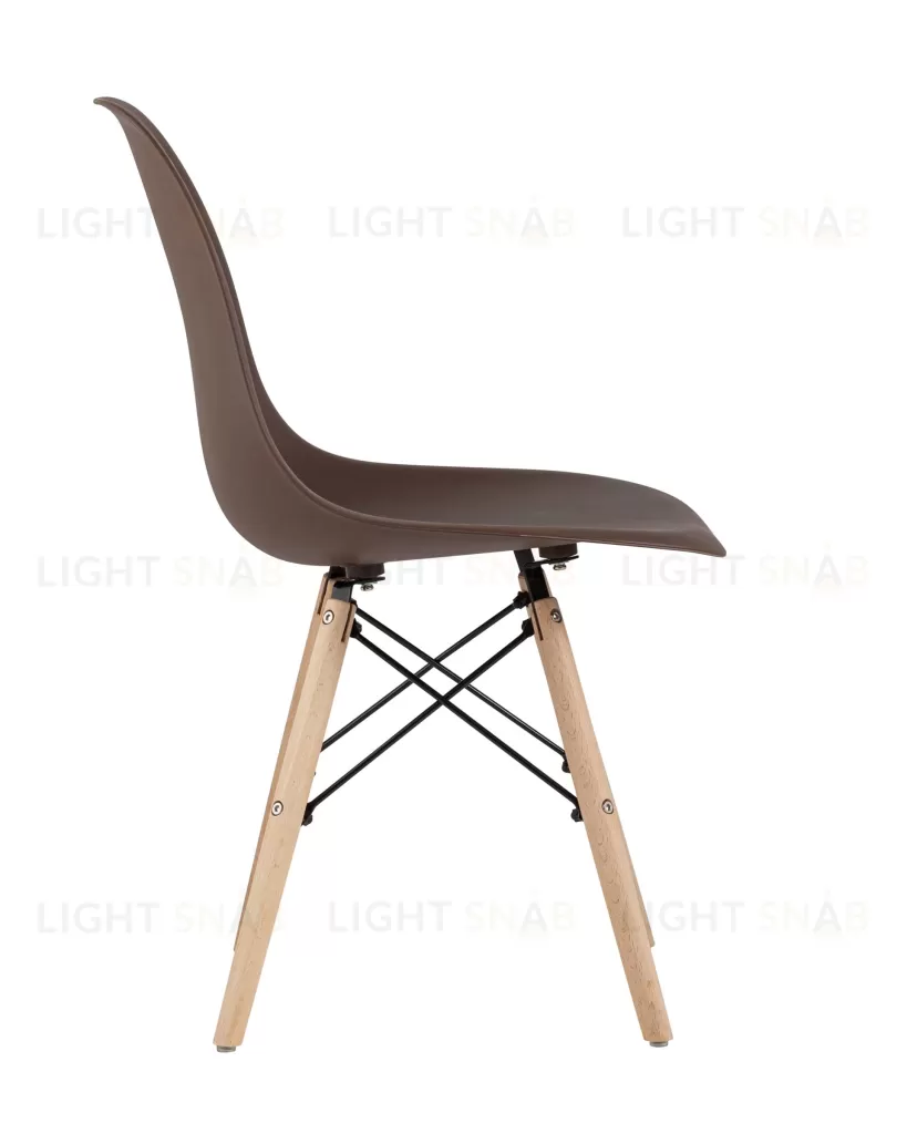 Стул Eames Style DSW коричневый УТ000002356