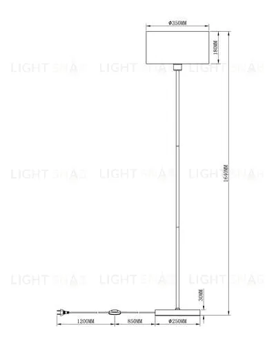 Торшер Moderli V2734-1F Room 1*E27*60W УТ000023944