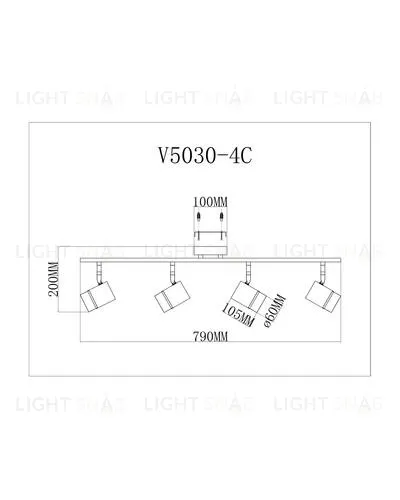 Спот Moderli V5030-4C David УТ000026064