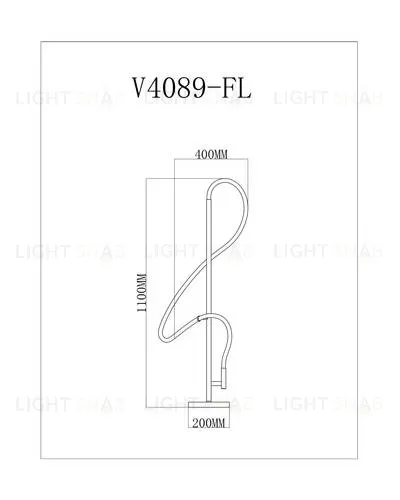 Светодиодный торшер Moderli V4089-FL True УТ000026048