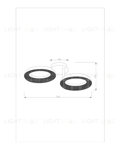 Светодиодный потолочный светильник Moderli V2460-CL Smooth LED*18W УТ000017306