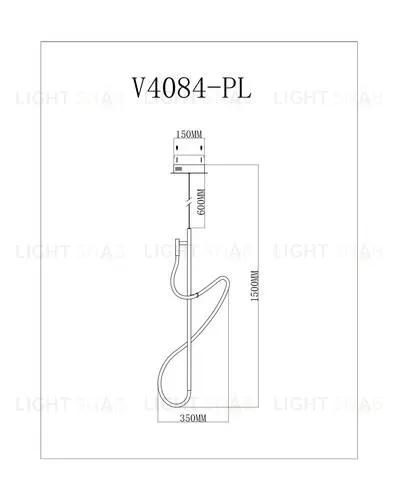 Подвесной светодиодный светильник Moderli V4084-PL True УТ000026043