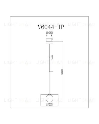 Подвесной светильник Moderli V6044-1P Scrumbel УТ000026094