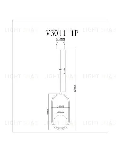 Подвесной светильник Moderli V6011-1P Klaster УТ000026085