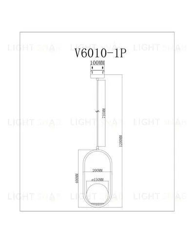 Подвесной светильник Moderli V6010-1P Klaster УТ000026084