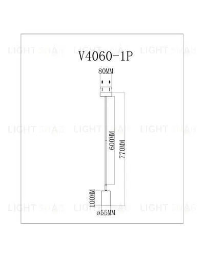 Подвесной светильник Moderli V4060-1P Section УТ000026033