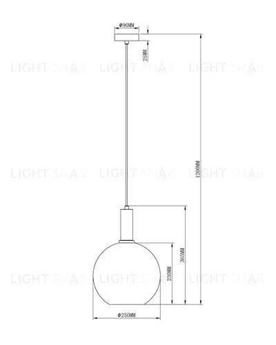 Подвесной светильник Moderli V2891-1P Martin 1*E27*60W УТ000023983