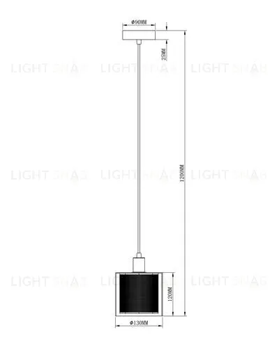 Подвесной светильник Moderli V2870-1P Suspent 1*E14*40W УТ000023974