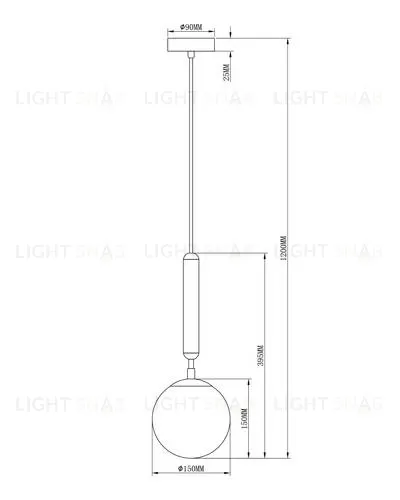 Подвесной светильник Moderli V2850-1P Host 1*E14*40W УТ000023971