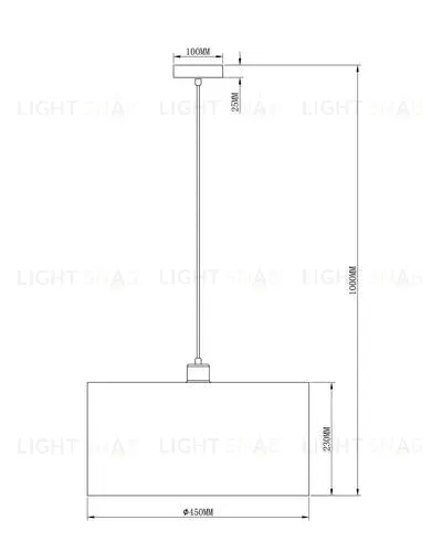 Подвесной светильник Moderli V2733-1P Room 1*E27*60W УТ000023943