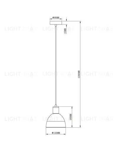 Подвесной светильник Moderli V2711-1P Irene 1*E27*60W УТ000023936