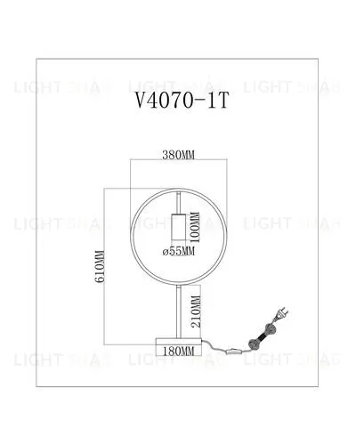 Настольная лампа Moderli V4070-1T Sachara УТ000026037