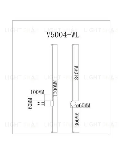 Настенный светодиодный светильник Moderli V5004-WL Ricco УТ000026055