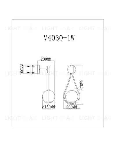 Настенный светильник Moderli V4030-1W Barocco УТ000026029