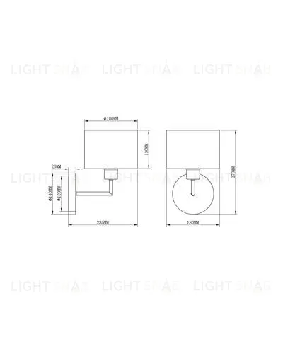 Бра Moderli V2730-1W Room 1*E27*60W УТ000023940