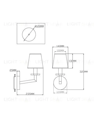 Бра Moderli V2670-1W Anna 1*E14*60W УТ000021585