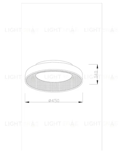 Светодиодный потолочный светильник Moderli V2284-CL Piero LED*28W УТ000017258