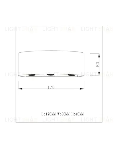 Светодиодный настенный светильник Moderli V1890-WL Madison LED*6W УТ000017161