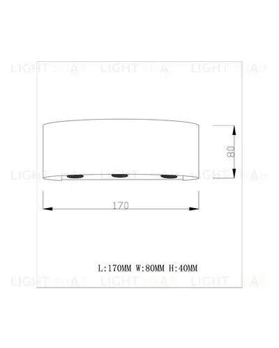 Светодиодный настенный светильник Moderli V1891-WL Madison LED*6W УТ000017162