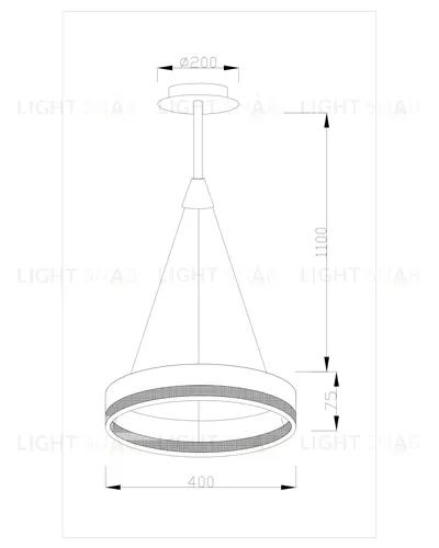 Светодиодная потолочная люстра Moderli V1761-PL Crime LED*26W УТ000017138