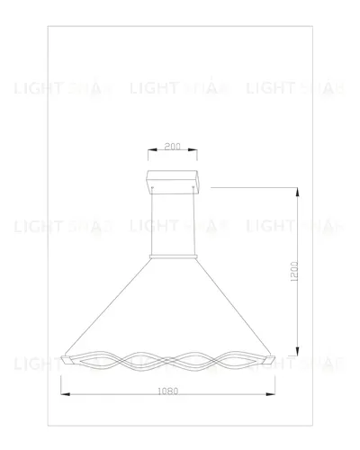 Подвесной светодиодный светильник Moderli V2250-PL Losso LED*40W УТ000017248