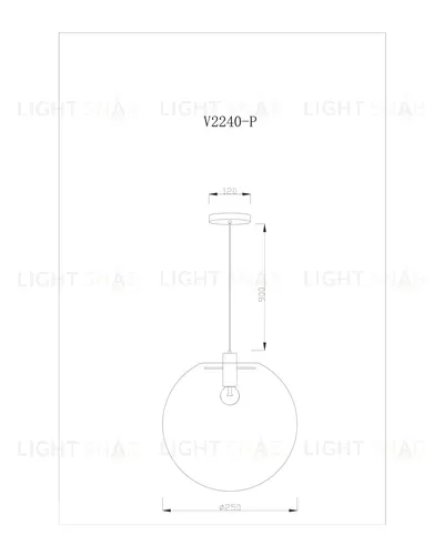 Подвесной светильник Moderli V2240-P Aurora 1*E27*60W УТ000017247