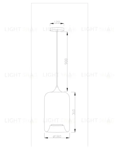 Подвесной светильник Moderli V2140-P Scrum 1*E27*60W УТ000017228