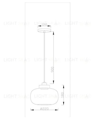 Подвесной светильник Moderli V2071-P Clear 1*LED*7W УТ000017209