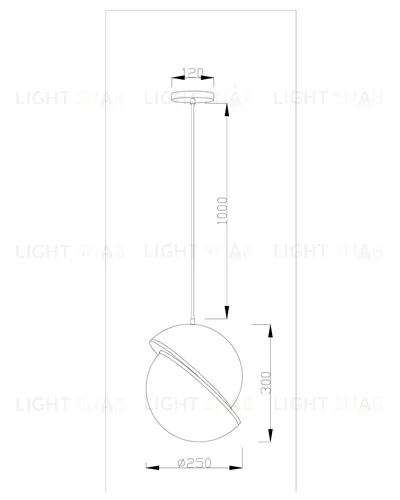 Подвесной светильник Moderli V2011-1P Venture 1*E27*60W УТ000017189