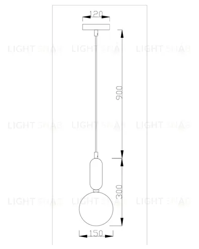 Подвесной светильник Moderli V2003-1P Sioma 1*E27*60W УТ000017187