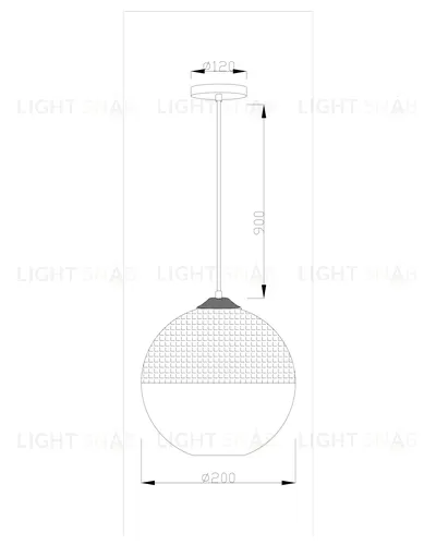 Подвесной светильник Moderli V1690-1P Silestia 1*E27*60W УТ000017119