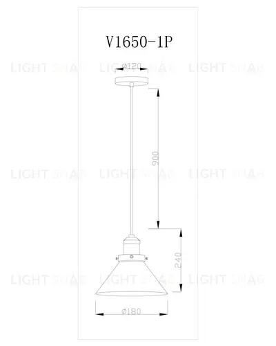 Подвесной светильник Moderli V1650-1P Single 1*E27*60W УТ000017113