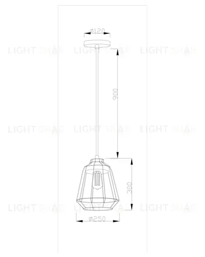 Подвесной светильник Moderli V1371-1P Hozy 1*E27*60W УТ000017075