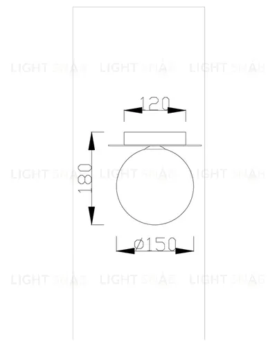 Настенно-потолочный светильник Moderli V2059-W Covey 1*G9*5W УТ000017205