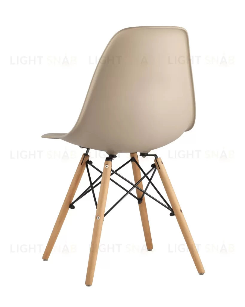 Стул Eames DSW бежевый x4 УТ000005356