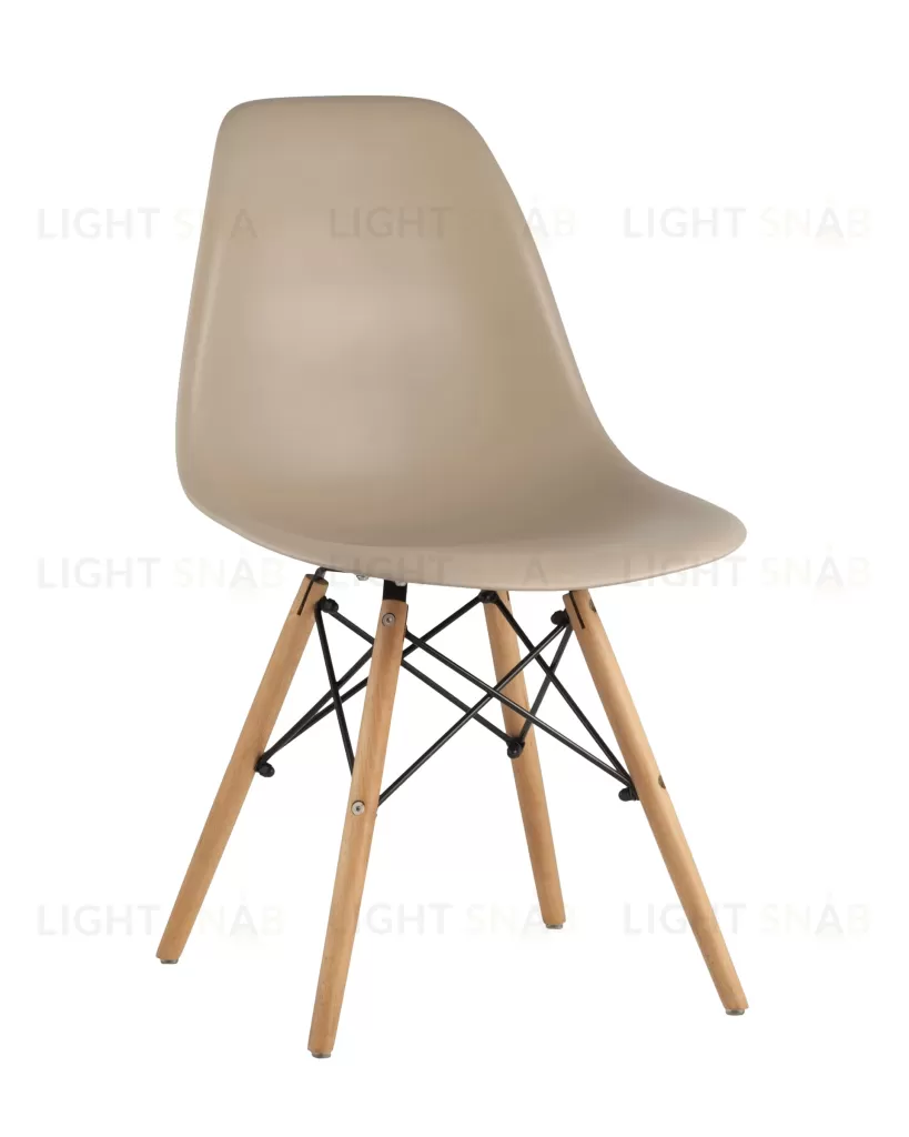 Стул Eames DSW бежевый x4 УТ000005356