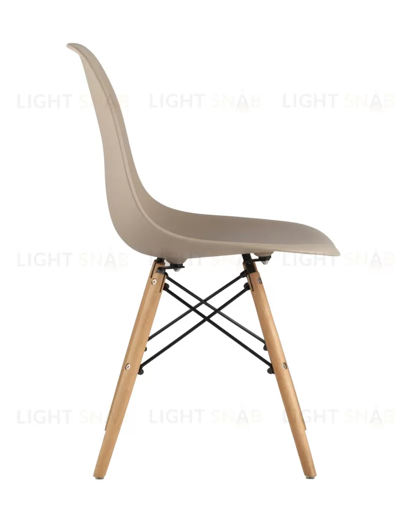 Стул Eames DSW бежевый x4 УТ000005356