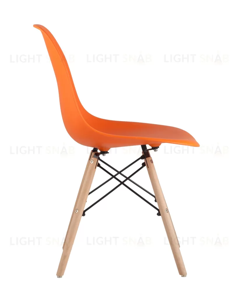 Стул Eames DSW оранжевый x4 УТ000005349