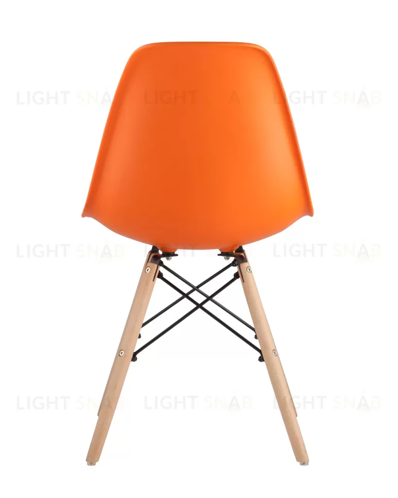 Стул Eames DSW оранжевый x4 УТ000005349