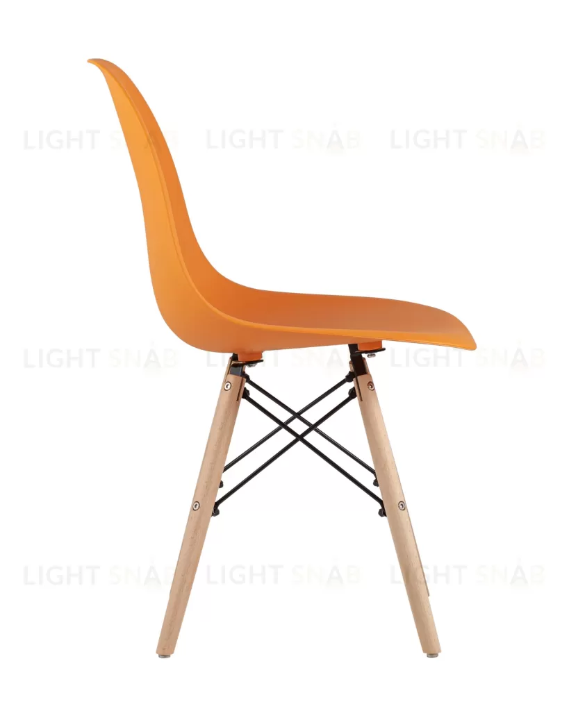 Стул Eames Style DSW оранжевый x4 УТ000003482