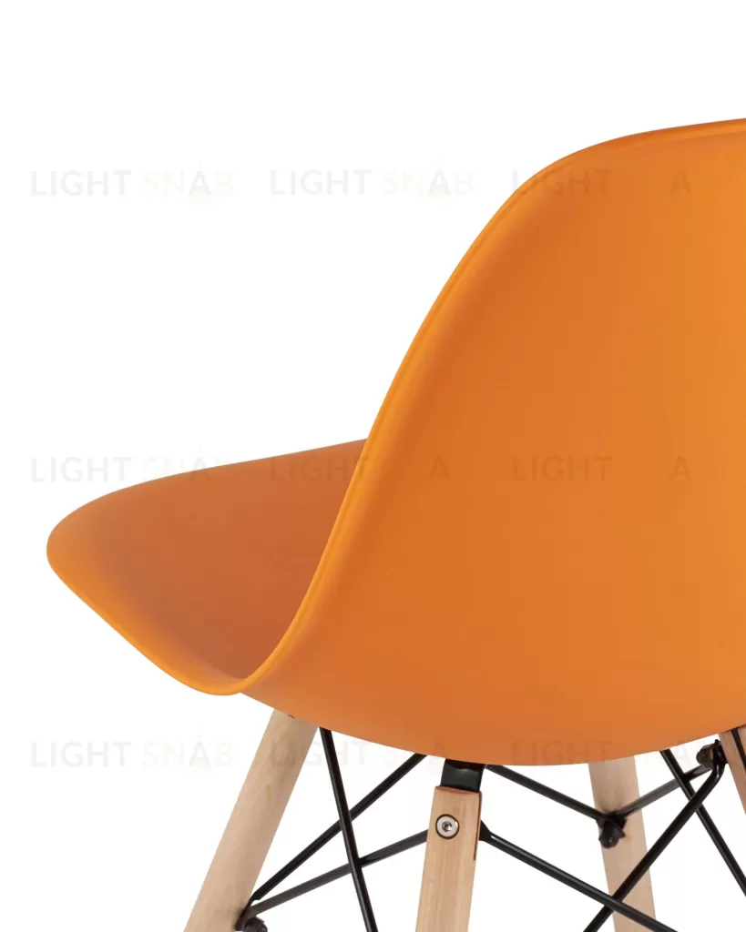 Стул Eames Style DSW оранжевый x4 УТ000003482